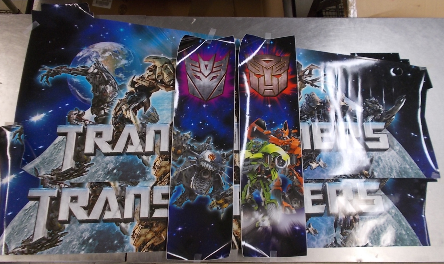 TRANSFORMERS DECEPTICON VIOLET LE Pinball Machine Game Art 4